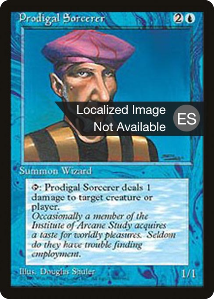 Prodigal Sorcerer (4BB-094) - Fourth Edition Foreign Black Border - Premium MTG Single from Wizards of the Coast - Just $0.35! Shop now at Game Crave Tournament Store