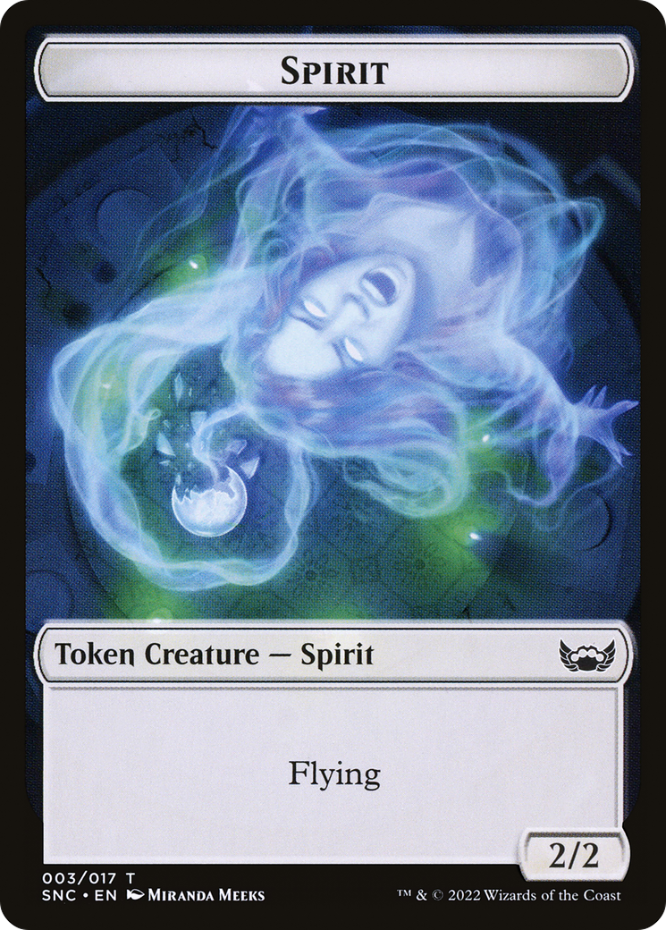 Spirit (TSNC-003) - Streets of New Capenna Tokens - Premium MTG Single from Wizards of the Coast - Just $0! Shop now at Game Crave Tournament Store