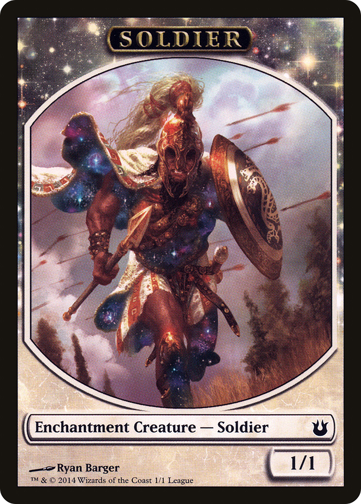 Soldier (L14-001) - League Tokens 2014: (nyxtouched) - Premium MTG Single from Wizards of the Coast - Just $5.34! Shop now at Game Crave Tournament Store
