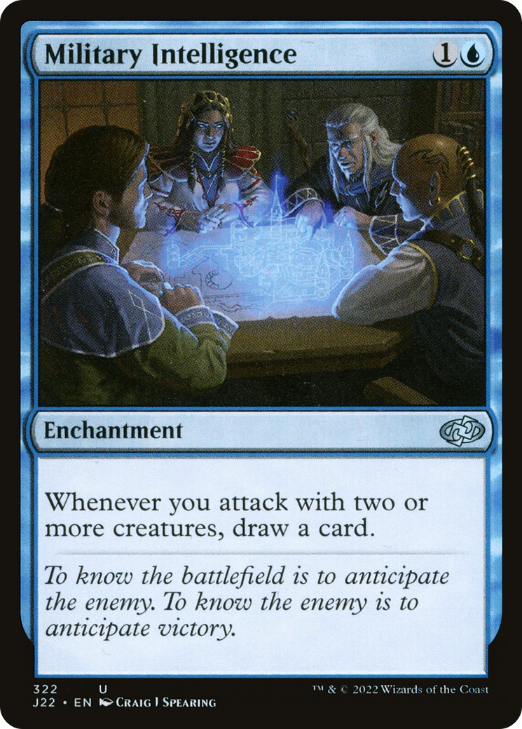 Military Intelligence (J22-322) - Jumpstart 2022 - Premium MTG Single from Wizards of the Coast - Just $0.08! Shop now at Game Crave Tournament Store