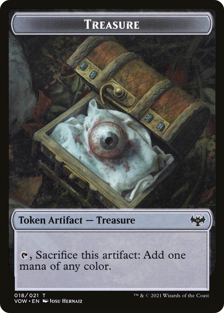 Treasure (TVOW-018) - Innistrad: Crimson Vow Tokens - Premium MTG Single from Wizards of the Coast - Just $0! Shop now at Game Crave Tournament Store