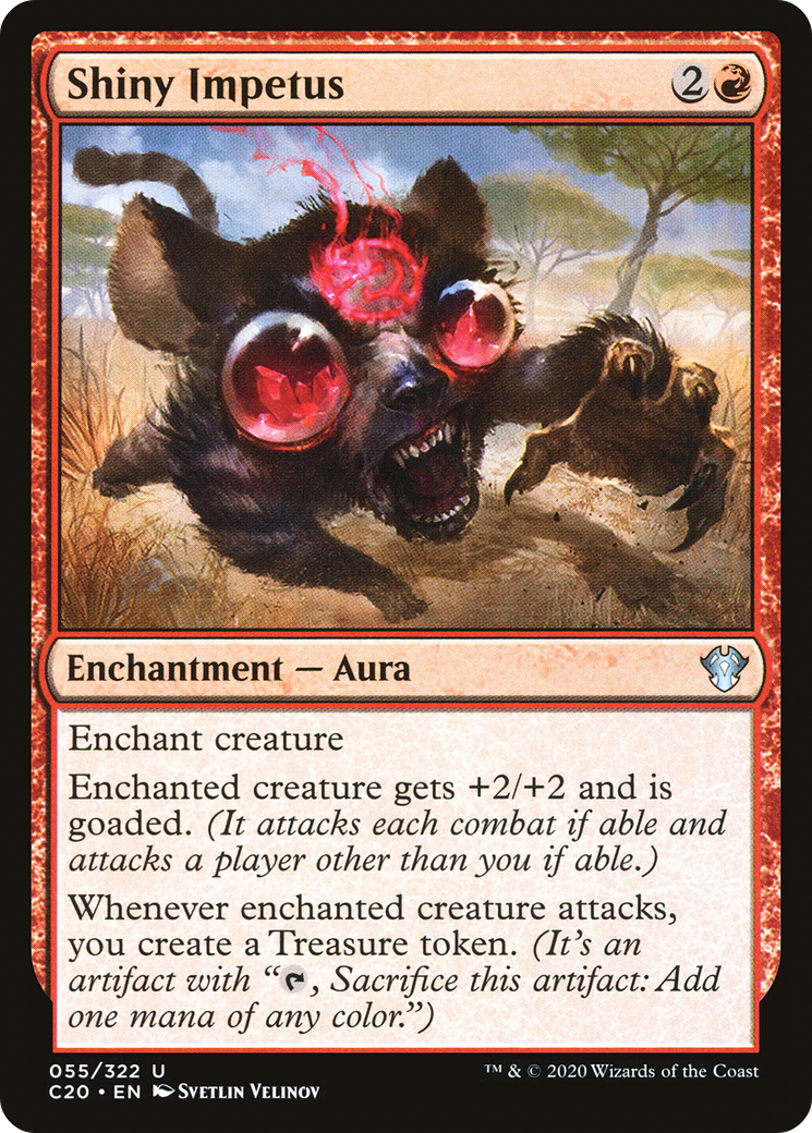 Shiny Impetus (C20-055) - Commander 2020 - Premium MTG Single from Wizards of the Coast - Just $0.08! Shop now at Game Crave Tournament Store