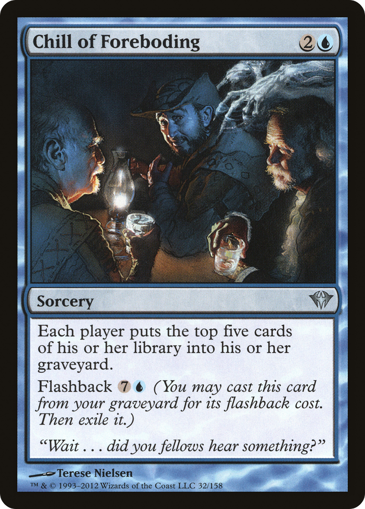 Chill of Foreboding (DKA-032) - Dark Ascension Foil - Premium MTG Single from Wizards of the Coast - Just $0.25! Shop now at Game Crave Tournament Store