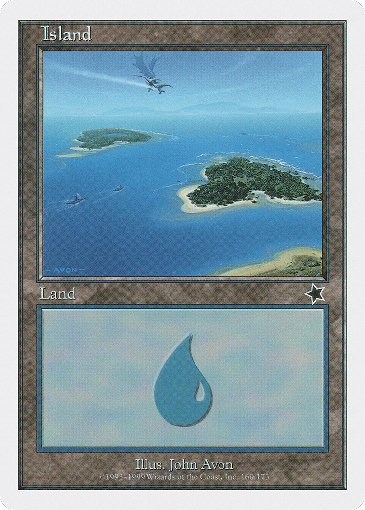 Island (S99-160) - Starter 1999 - Premium MTG Single from Wizards of the Coast - Just $0.33! Shop now at Game Crave Tournament Store