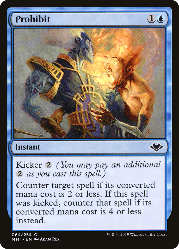 Prohibit (MH1-064) - Modern Horizons Foil - Premium MTG Single from Wizards of the Coast - Just $0.08! Shop now at Game Crave Tournament Store