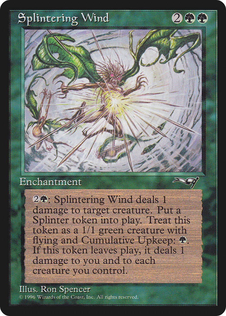 Splintering Wind (ALL-099) - Alliances - Premium MTG Single from Wizards of the Coast - Just $0.40! Shop now at Game Crave Tournament Store