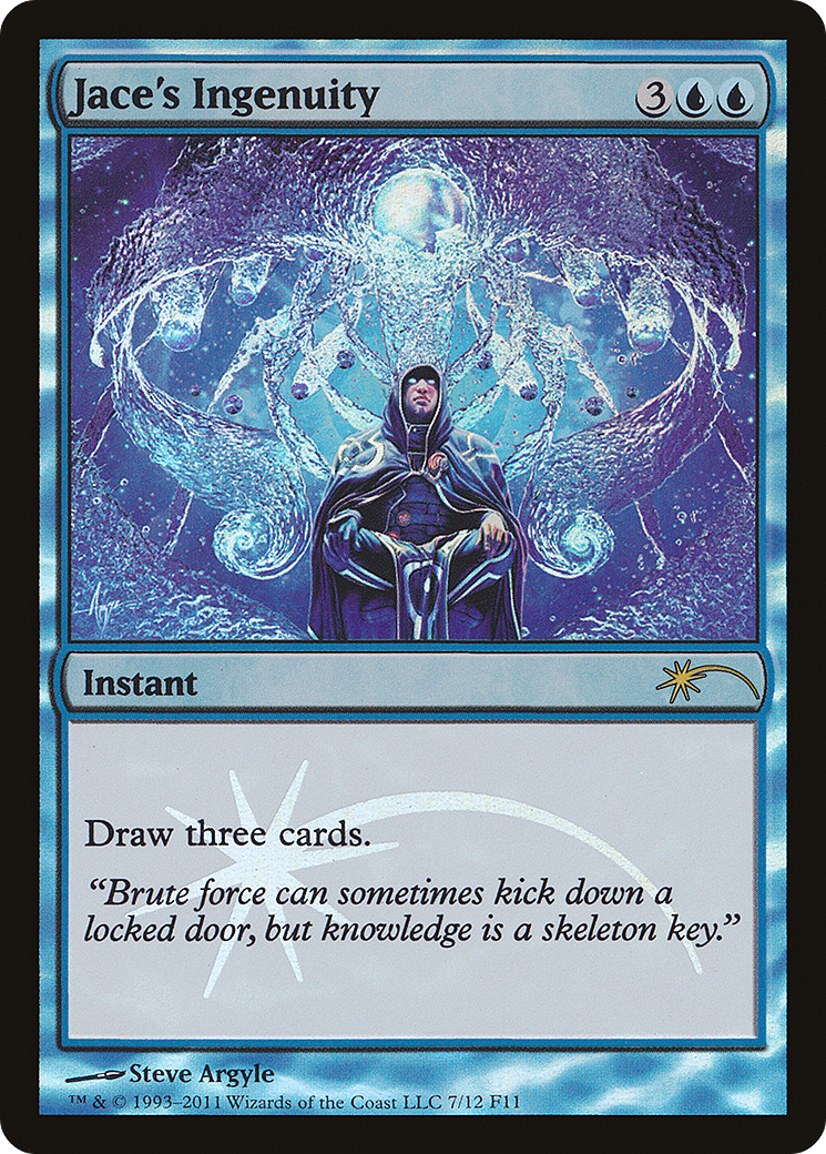 Jace's Ingenuity (F11-007) - Friday Night Magic 2011 Foil - Premium MTG Single from Wizards of the Coast - Just $0.14! Shop now at Game Crave Tournament Store