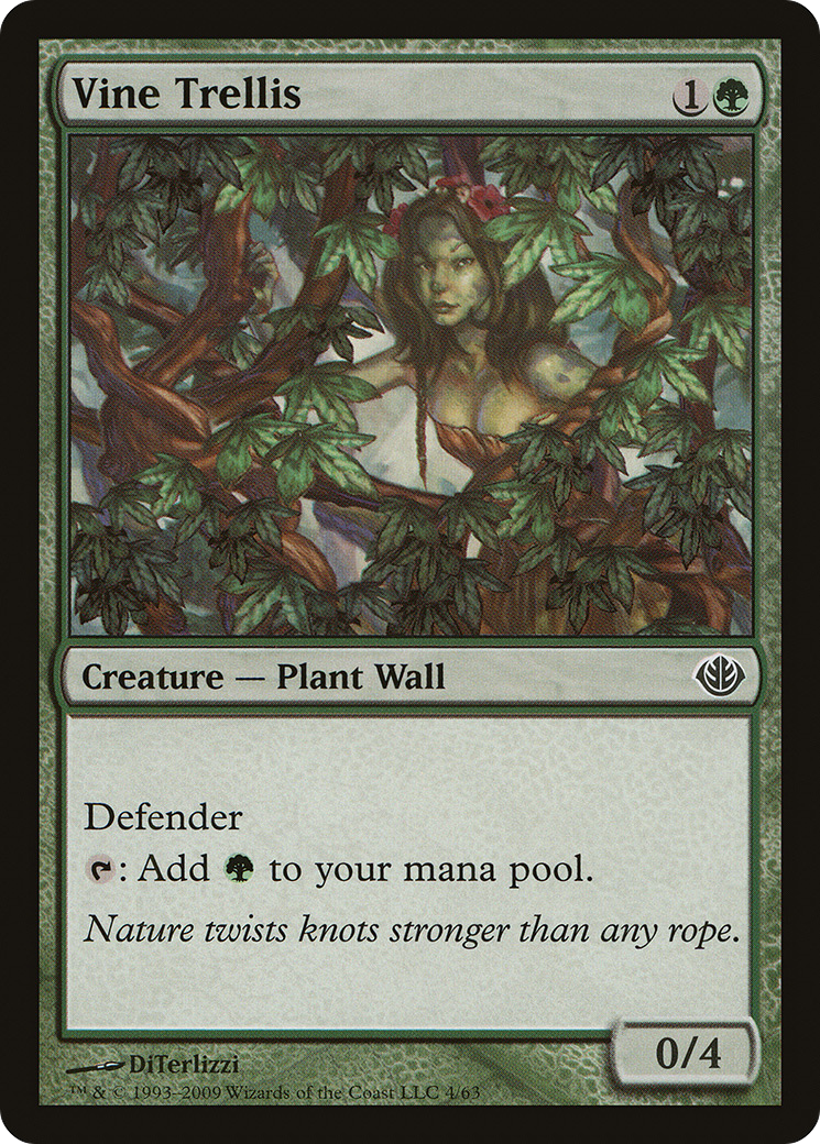 Vine Trellis (DDD-004) - Duel Decks: Garruk vs. Liliana - Premium MTG Single from Wizards of the Coast - Just $0.11! Shop now at Game Crave Tournament Store