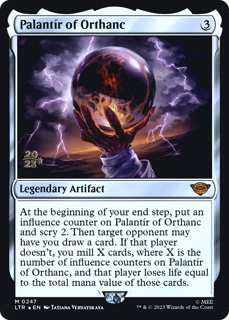 Palantír of Orthanc (PLTR-247S) - Tales of Middle-earth Promos Foil - Premium MTG Single from Wizards of the Coast - Just $8.02! Shop now at Game Crave Tournament Store