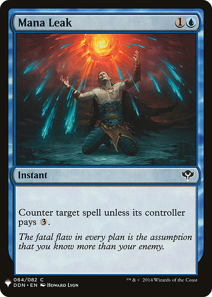 Mana Leak (MB1-420) - Mystery Booster - Premium MTG Single from Wizards of the Coast - Just $0.08! Shop now at Game Crave Tournament Store