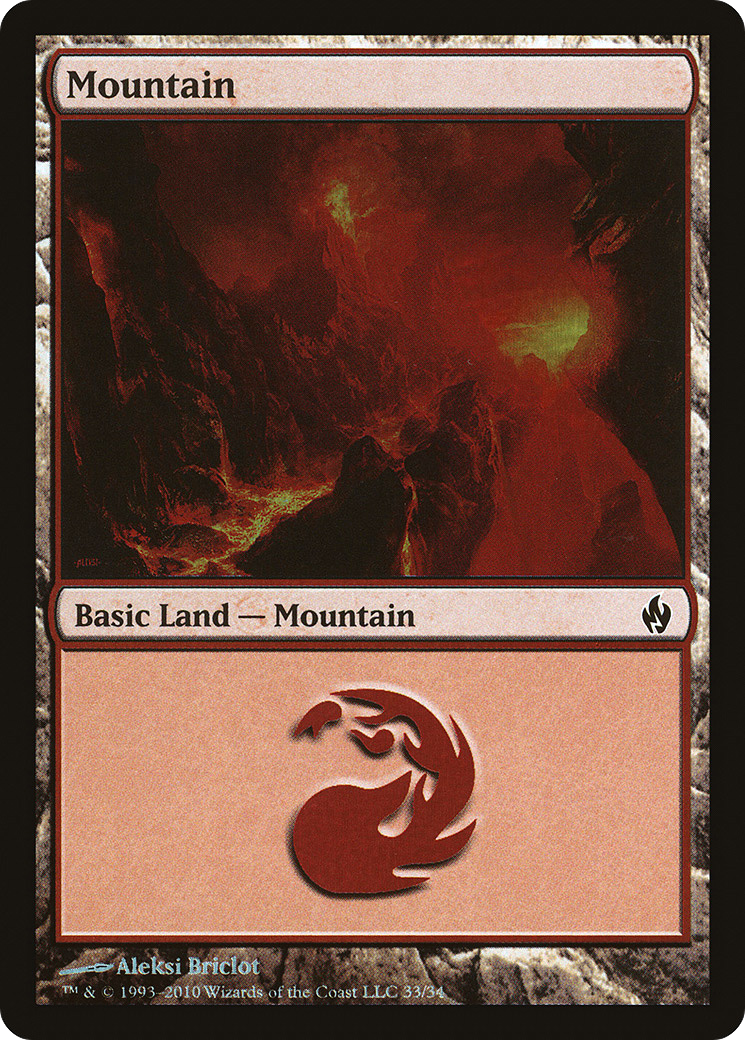 Mountain (PD2-033) - Premium Deck Series: Fire and Lightning Foil - Premium MTG Single from Wizards of the Coast - Just $0.08! Shop now at Game Crave Tournament Store