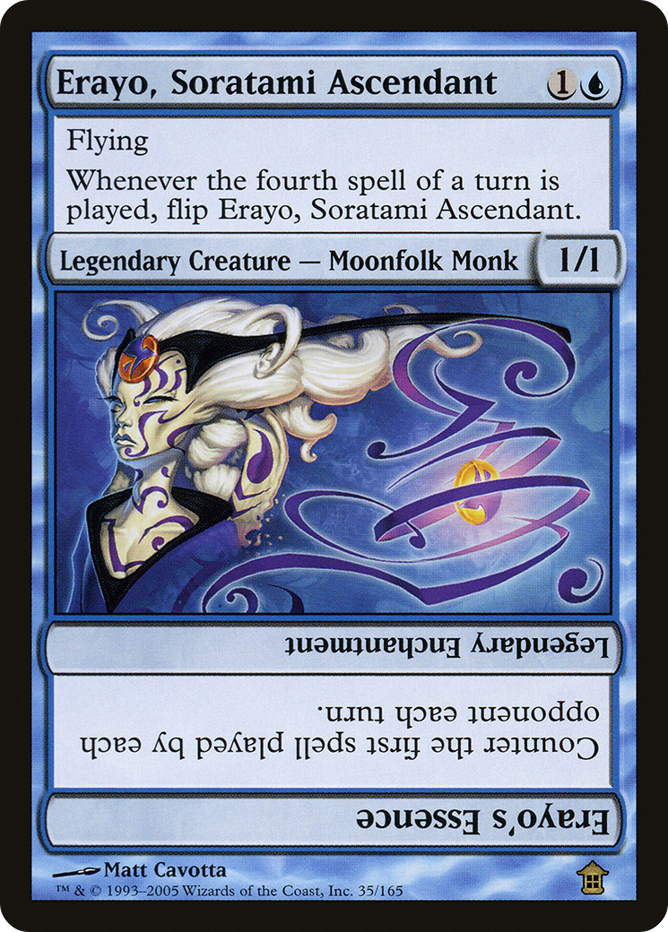 Erayo, Soratami Ascendant // Erayo's Essence (SOK-035) - Saviors of Kamigawa Foil - Premium MTG Single from Wizards of the Coast - Just $12.77! Shop now at Game Crave Tournament Store