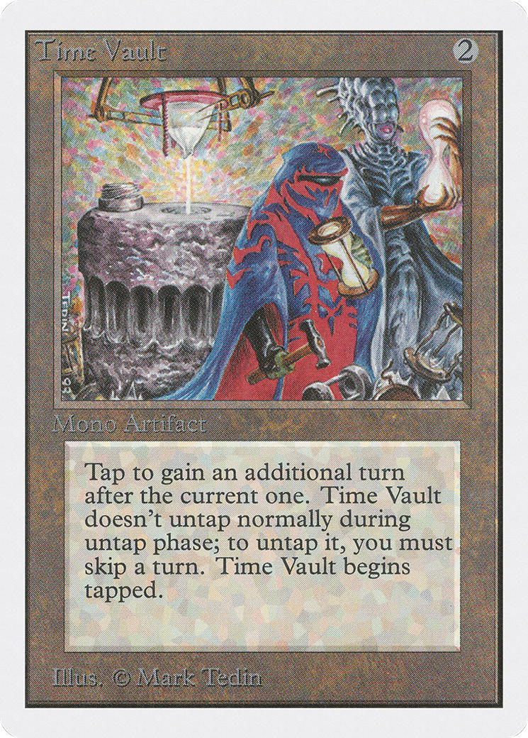 Time Vault (2ED-275) - Unlimited Edition - Premium MTG Single from Wizards of the Coast - Just $312! Shop now at Game Crave Tournament Store