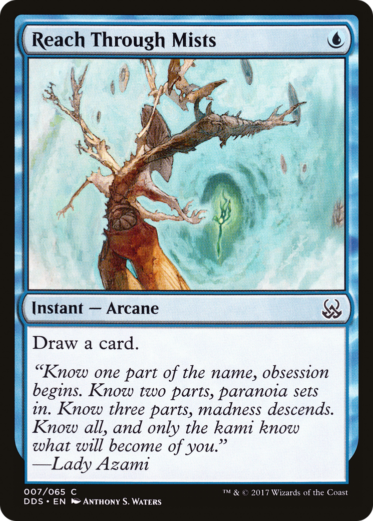 Reach Through Mists (DDS-007) - Duel Decks: Mind vs. Might - Premium MTG Single from Wizards of the Coast - Just $0.08! Shop now at Game Crave Tournament Store