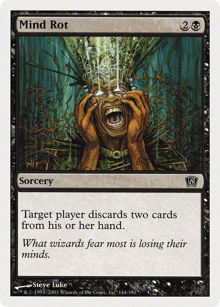 Mind Rot (8ED-144) - Eighth Edition - Premium MTG Single from Wizards of the Coast - Just $0.08! Shop now at Game Crave Tournament Store