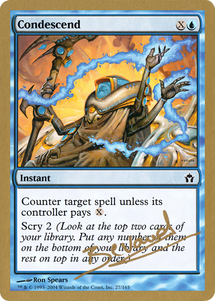 Condescend (WC04-MB27) - World Championship Decks 2004 - Premium MTG Single from Wizards of the Coast - Just $0.08! Shop now at Game Crave Tournament Store