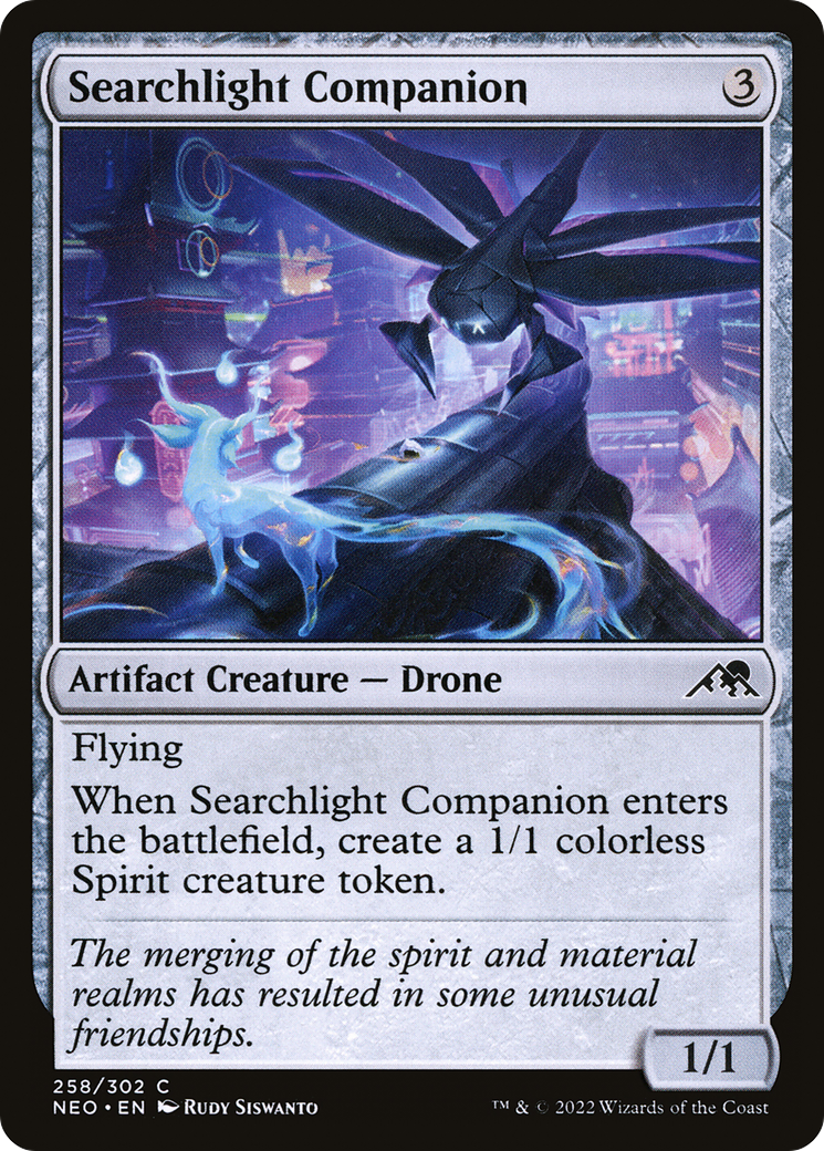 Searchlight Companion (NEO-258) - Kamigawa: Neon Dynasty - Premium MTG Single from Wizards of the Coast - Just $0.08! Shop now at Game Crave Tournament Store