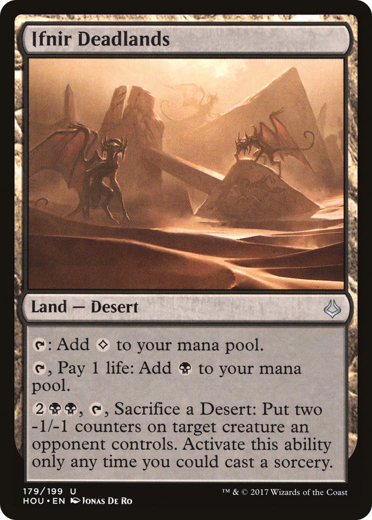Ifnir Deadlands (HOU-179) - Hour of Devastation - Premium MTG Single from Wizards of the Coast - Just $0.09! Shop now at Game Crave Tournament Store