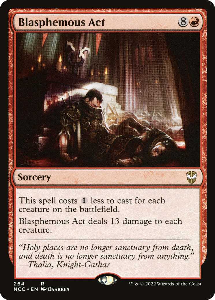 Blasphemous Act (NCC-264) - New Capenna Commander - Premium MTG Single from Wizards of the Coast - Just $1.82! Shop now at Game Crave Tournament Store