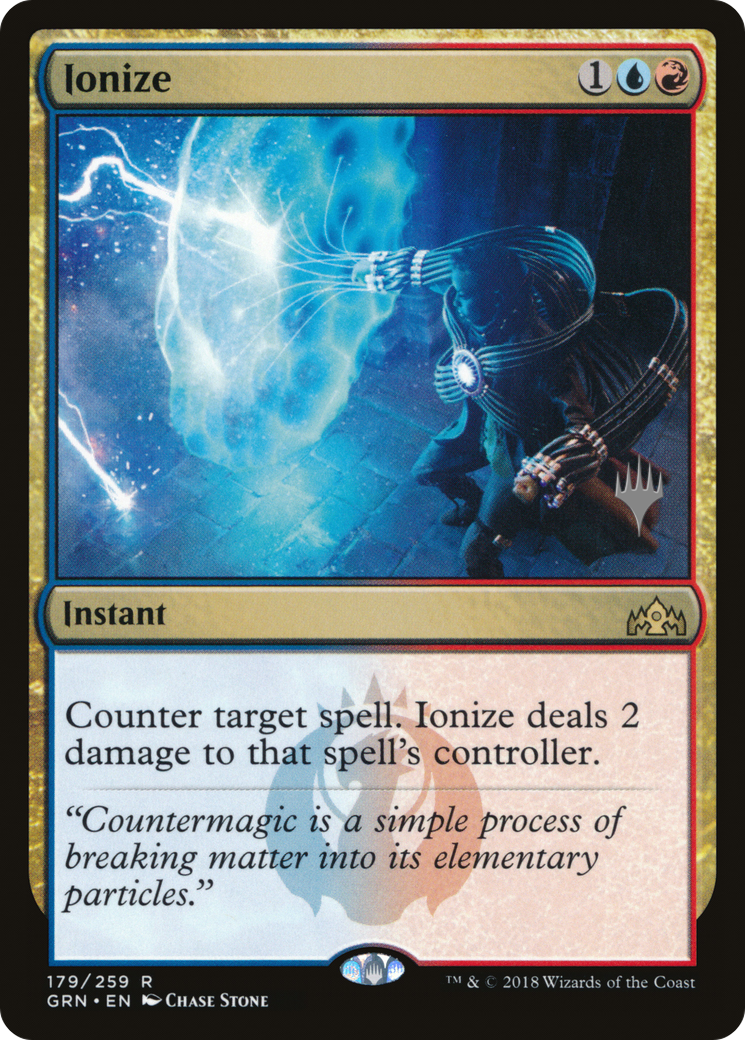 Ionize (PGRN-179P) - Guilds of Ravnica Promos Foil - Premium MTG Single from Wizards of the Coast - Just $0.55! Shop now at Game Crave Tournament Store