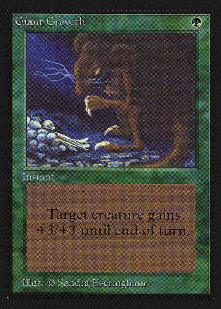 Giant Growth (CEI-198) - Intl. Collectors' Edition - Premium MTG Single from Wizards of the Coast - Just $1.96! Shop now at Game Crave Tournament Store