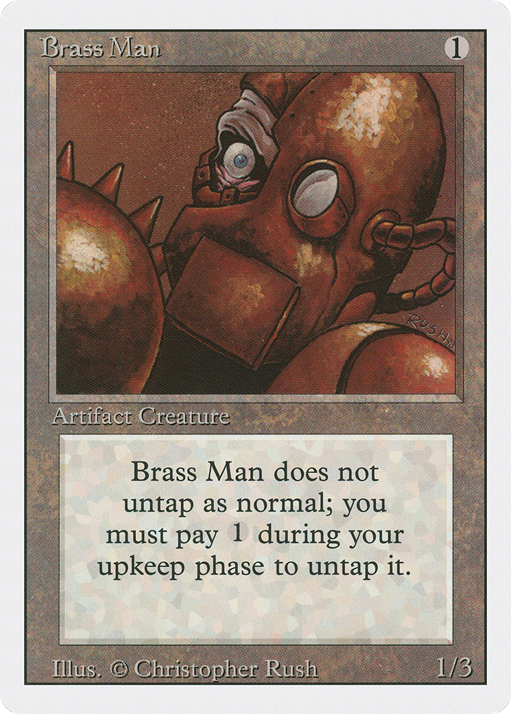 Brass Man (3ED-238) - Revised Edition - Premium MTG Single from Wizards of the Coast - Just $0.08! Shop now at Game Crave Tournament Store