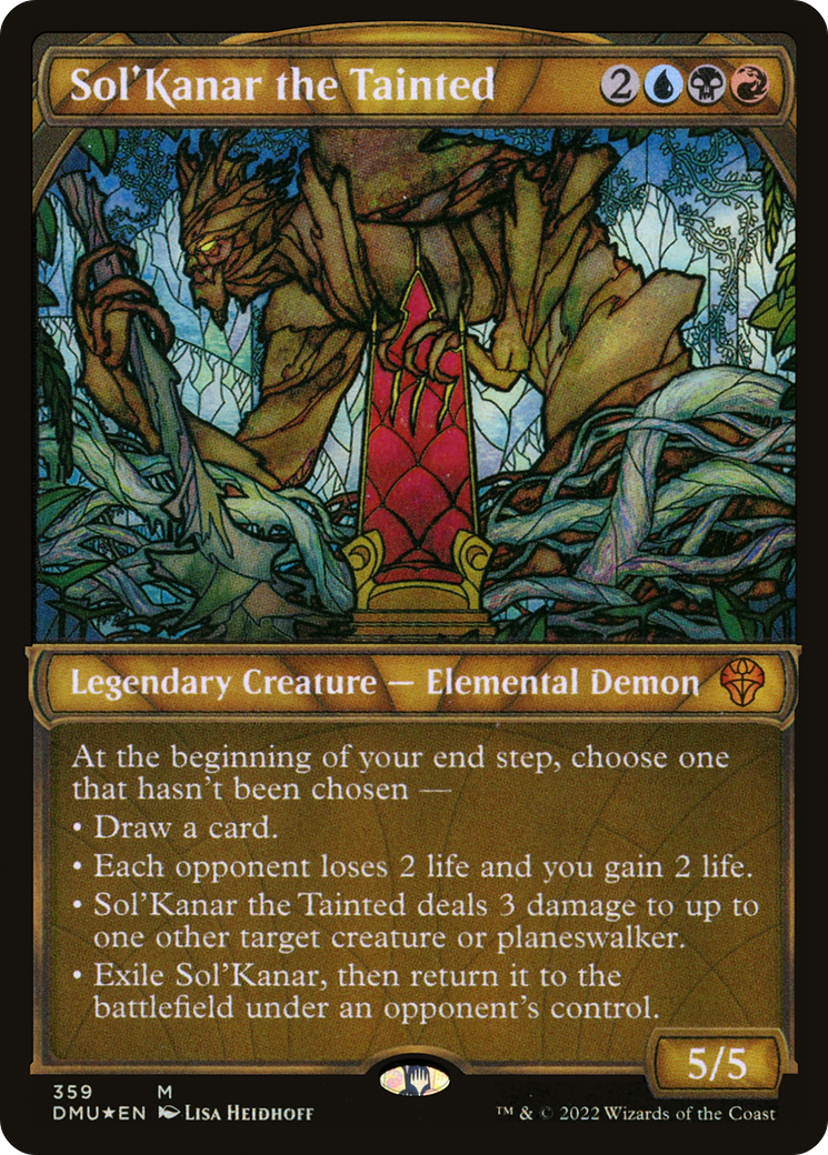 Sol'Kanar the Tainted (DMU-359) - Dominaria United: (Showcase) Foil - Premium MTG Single from Wizards of the Coast - Just $0.08! Shop now at Game Crave Tournament Store