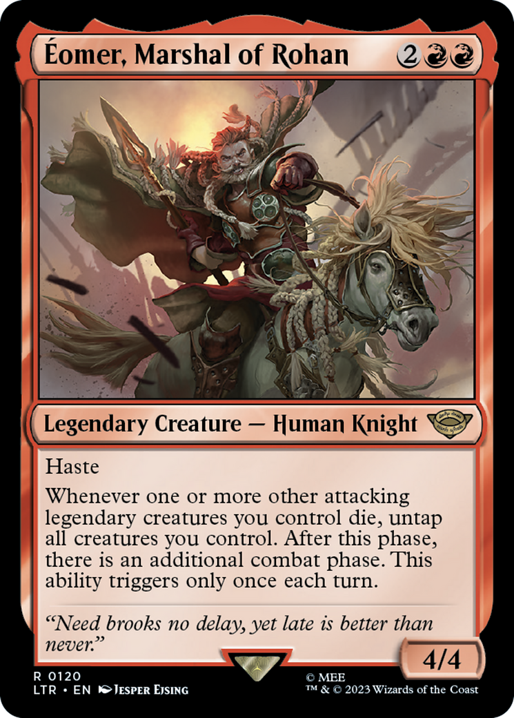 Éomer, Marshal of Rohan (LTR-120) - The Lord of the Rings: Tales of Middle-earth - Premium MTG Single from Wizards of the Coast - Just $0.08! Shop now at Game Crave Tournament Store
