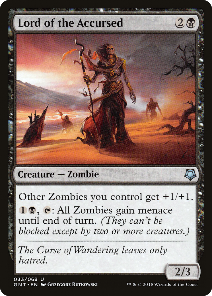 Lord of the Accursed (GNT-033) - Game Night - Premium MTG Single from Wizards of the Coast - Just $0.26! Shop now at Game Crave Tournament Store