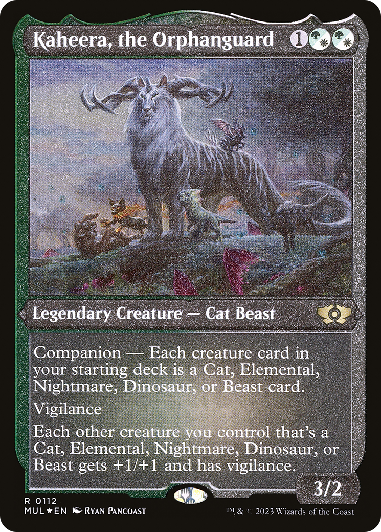 Kaheera, the Orphanguard (MUL-112) - Multiverse Legends: (companion) Etched Foil - Premium MTG Single from Wizards of the Coast - Just $0.56! Shop now at Game Crave Tournament Store