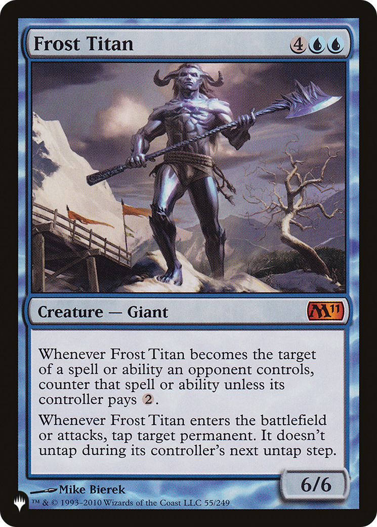 Frost Titan (PLIST-309) - The List - Premium MTG Single from Wizards of the Coast - Just $0.64! Shop now at Game Crave Tournament Store