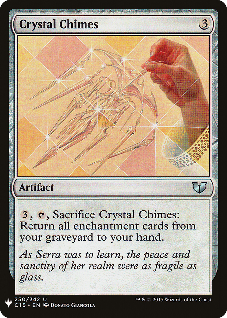Crystal Chimes (MB1-1569) - Mystery Booster - Premium MTG Single from Wizards of the Coast - Just $0.32! Shop now at Game Crave Tournament Store