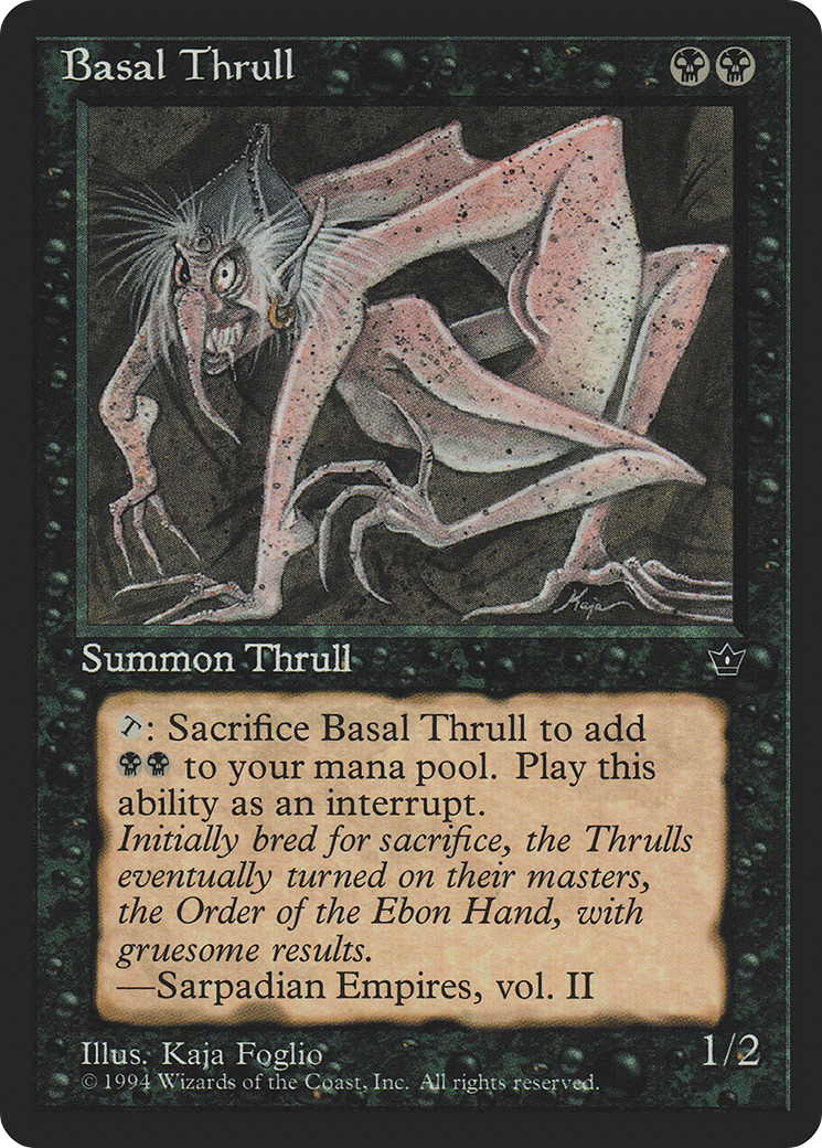 Basal Thrull (FEM-34A) - Fallen Empires - Premium MTG Single from Wizards of the Coast - Just $0.11! Shop now at Game Crave Tournament Store