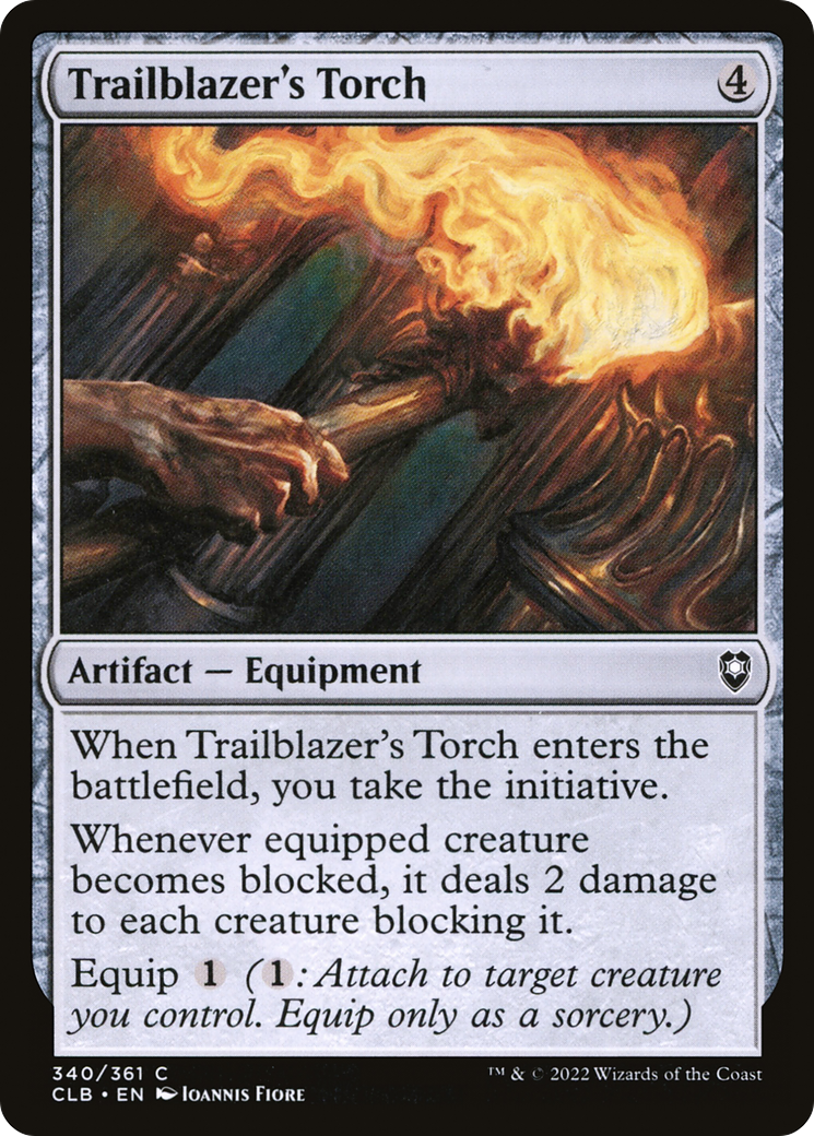 Trailblazer's Torch (CLB-340) - Commander Legends: Battle for Baldur's Gate Foil - Premium MTG Single from Wizards of the Coast - Just $0.25! Shop now at Game Crave Tournament Store