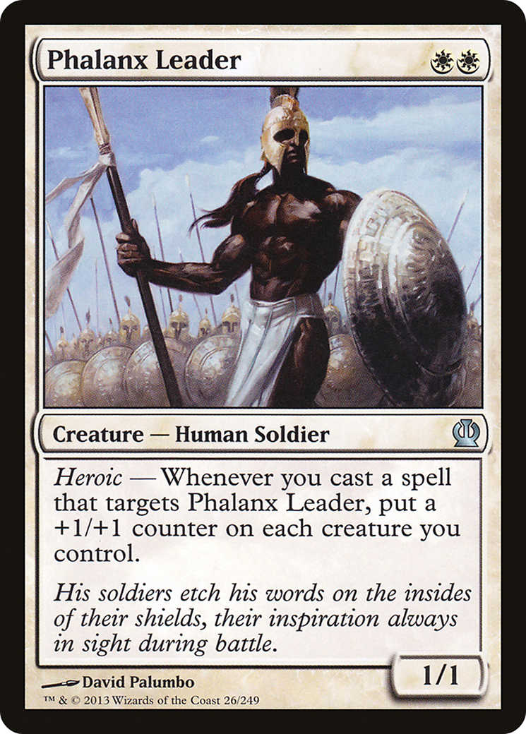 Phalanx Leader (THS-026) - Theros - Premium MTG Single from Wizards of the Coast - Just $0.25! Shop now at Game Crave Tournament Store