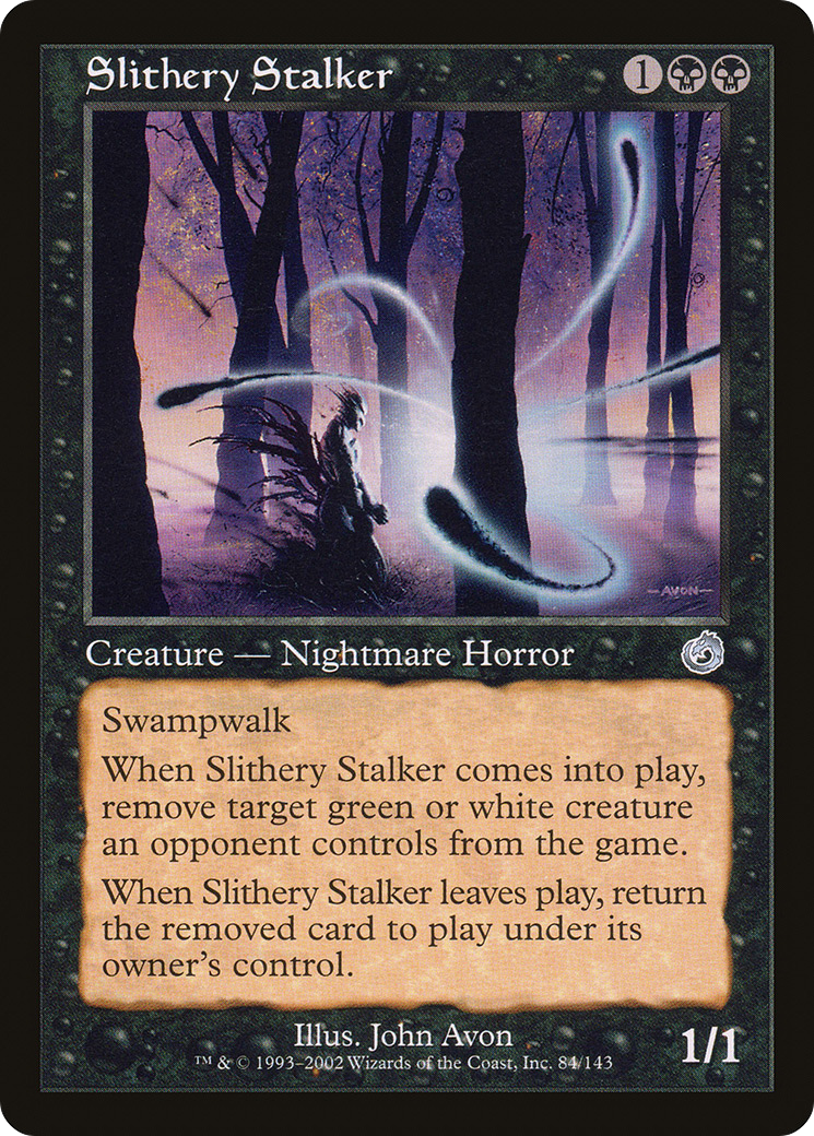 Slithery Stalker (TOR-084) - Torment Foil - Premium MTG Single from Wizards of the Coast - Just $2.50! Shop now at Game Crave Tournament Store