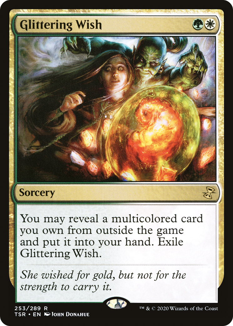 Glittering Wish (TSR-253) - Time Spiral Remastered - Premium MTG Single from Wizards of the Coast - Just $0.25! Shop now at Game Crave Tournament Store