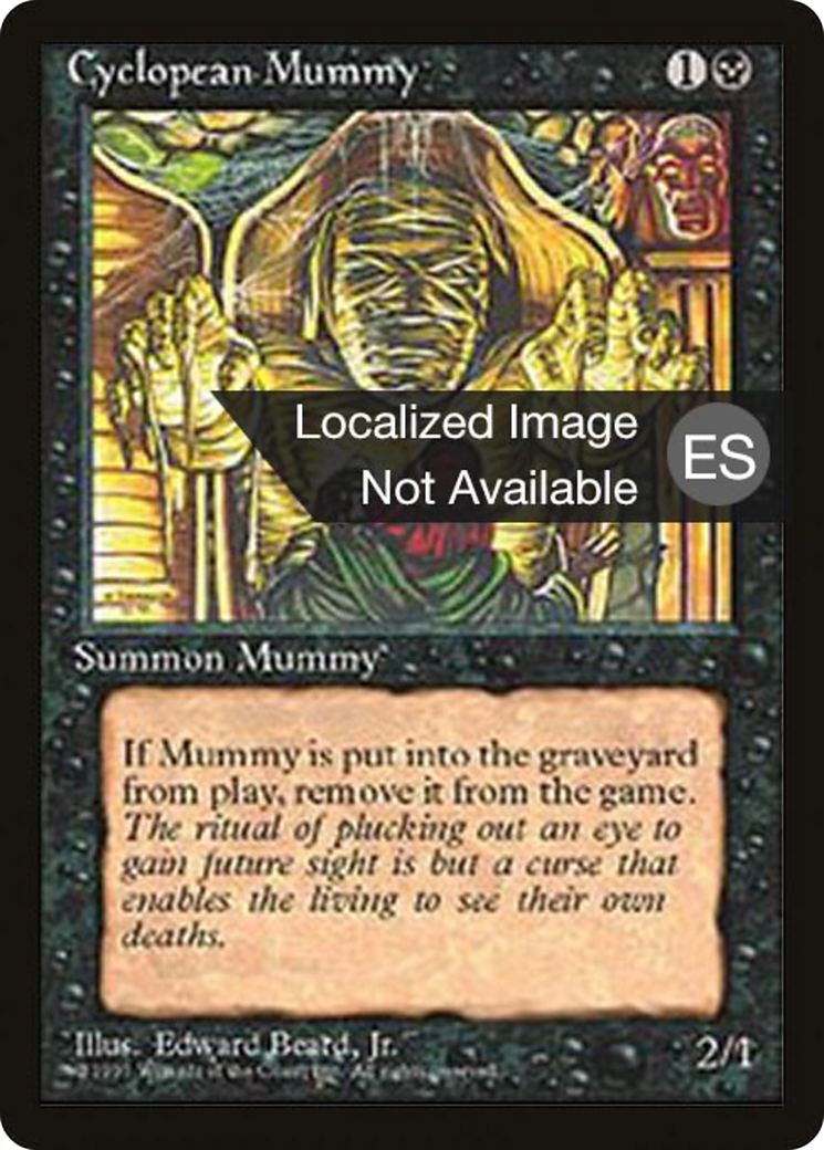 Cyclopean Mummy (4BB-128) - Fourth Edition Foreign Black Border - Premium MTG Single from Wizards of the Coast - Just $0.27! Shop now at Game Crave Tournament Store