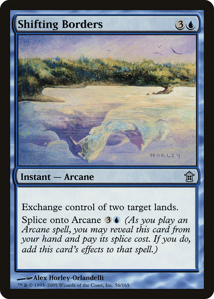 Shifting Borders (SOK-056) - Saviors of Kamigawa Foil - Premium MTG Single from Wizards of the Coast - Just $0.63! Shop now at Game Crave Tournament Store