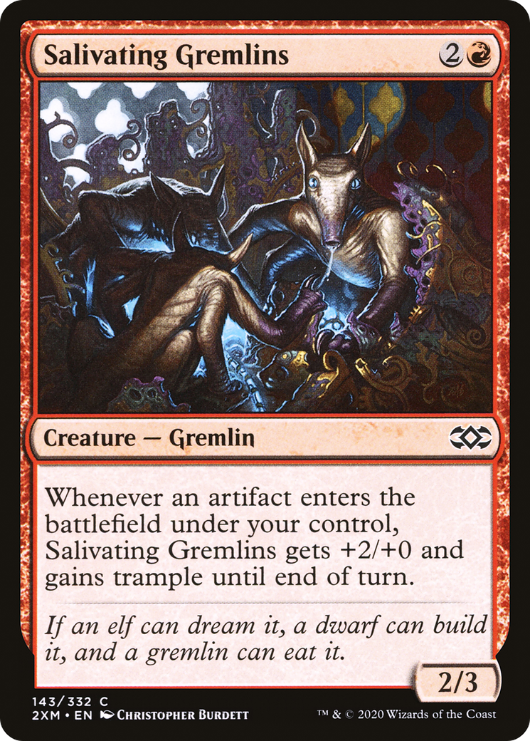 Salivating Gremlins (2XM-143) - Double Masters Foil - Premium MTG Single from Wizards of the Coast - Just $0.08! Shop now at Game Crave Tournament Store