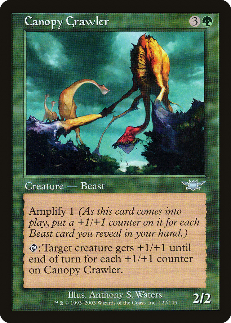 Canopy Crawler (LGN-122) - Legions Foil - Premium MTG Single from Wizards of the Coast - Just $0.12! Shop now at Game Crave Tournament Store