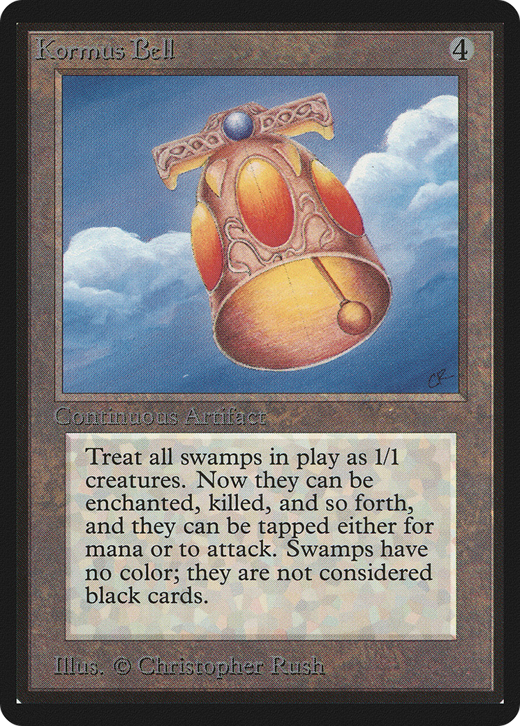 Kormus Bell (LEB-257) - Limited Edition Beta - Premium MTG Single from Wizards of the Coast - Just $66! Shop now at Game Crave Tournament Store