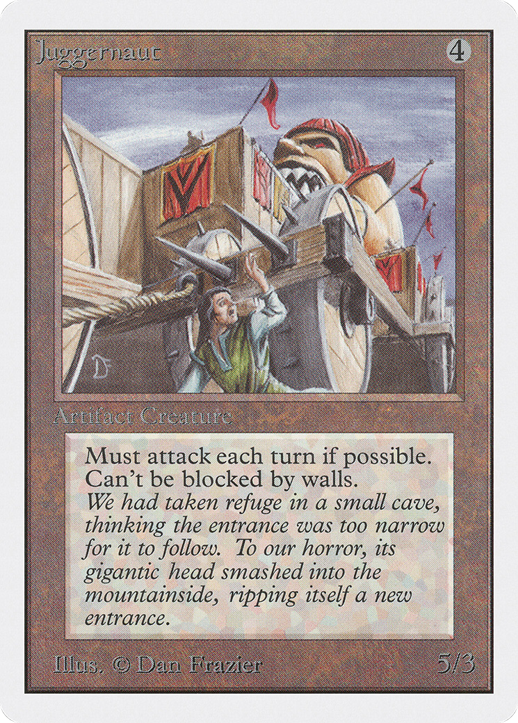 Juggernaut (2ED-256) - Unlimited Edition - Premium MTG Single from Wizards of the Coast - Just $3.64! Shop now at Game Crave Tournament Store