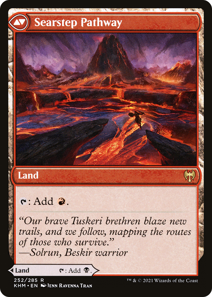 Blightstep Pathway // Searstep Pathway (KHM-252) - Kaldheim - Premium MTG Single from Wizards of the Coast - Just $1.23! Shop now at Game Crave Tournament Store