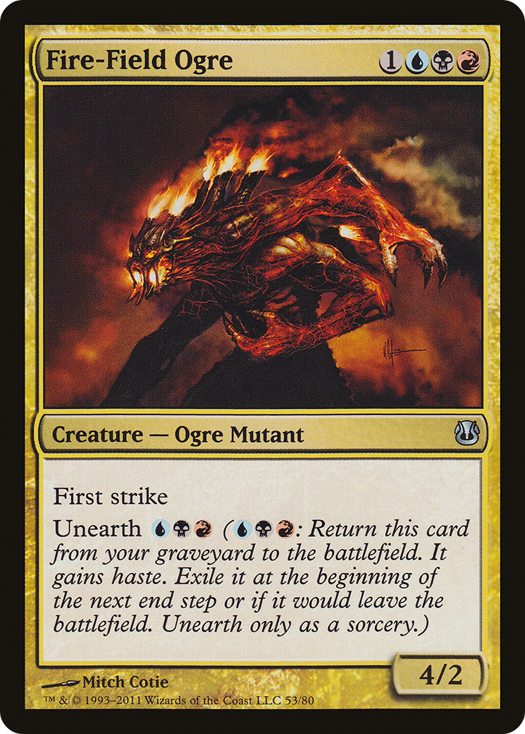 Fire-Field Ogre (DDH-053) - Duel Decks: Ajani vs. Nicol Bolas - Premium MTG Single from Wizards of the Coast - Just $0.25! Shop now at Game Crave Tournament Store
