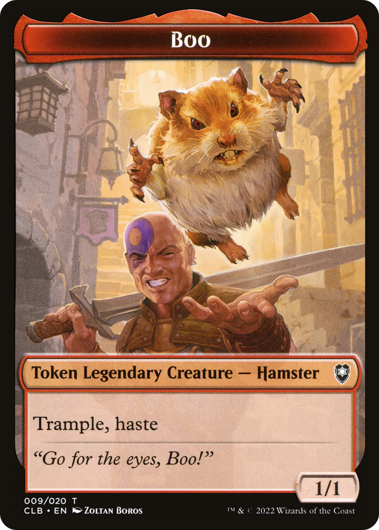 Boo (TCLB-009) - Battle for Baldur's Gate Tokens Foil - Premium MTG Single from Wizards of the Coast - Just $0.19! Shop now at Game Crave Tournament Store