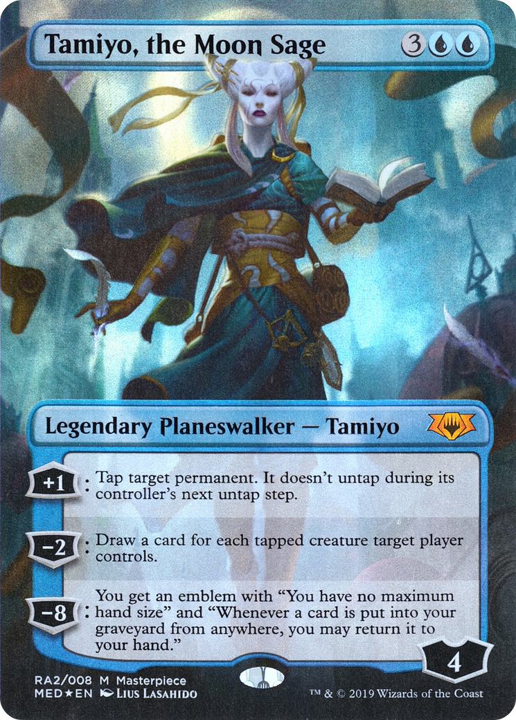 Tamiyo, the Moon Sage (MED-RA2) - Mythic Edition (Borderless) Foil - Premium MTG Single from Wizards of the Coast - Just $10.64! Shop now at Game Crave Tournament Store