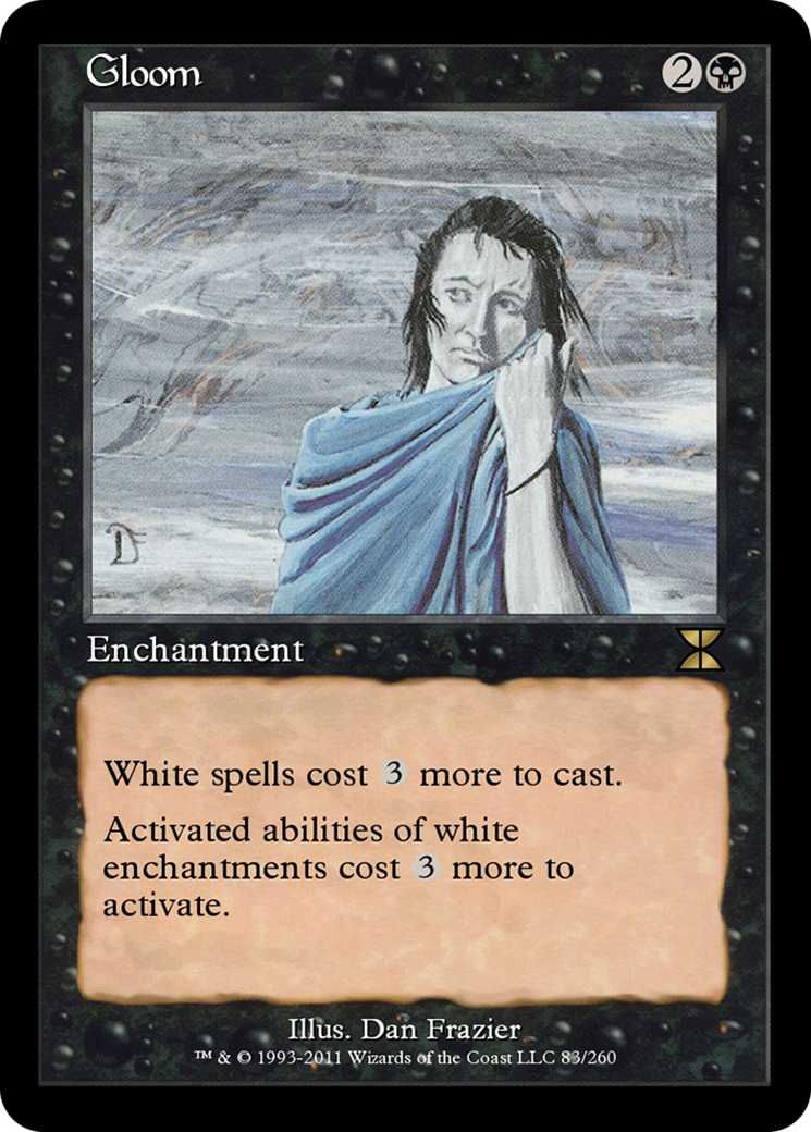 Gloom (ME4-083) - Masters Edition IV Foil - Premium MTG Single from Wizards of the Coast - Just $0! Shop now at Game Crave Tournament Store