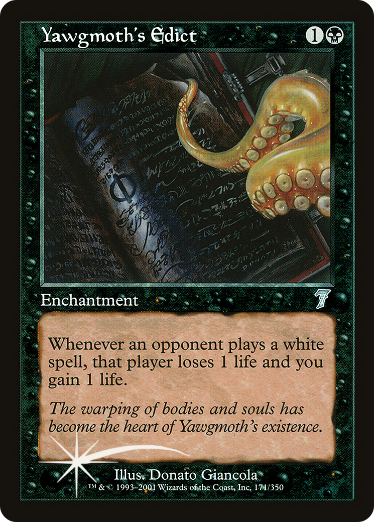 Yawgmoth's Edict (7ED-171★) - Seventh Edition Foil - Premium MTG Single from Wizards of the Coast - Just $3.60! Shop now at Game Crave Tournament Store