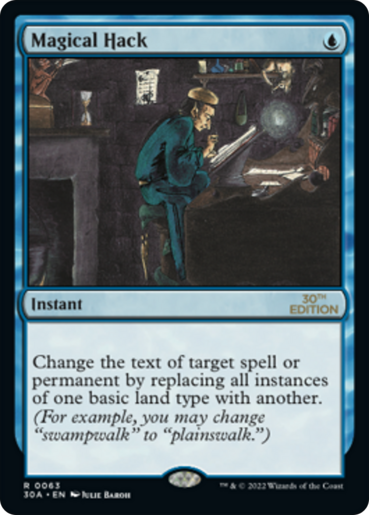 Magical Hack (30A-063) - 30th Anniversary Edition - Premium MTG Single from Wizards of the Coast - Just $4.92! Shop now at Game Crave Tournament Store